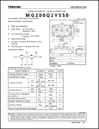 Click here to download MG200Q2YS50 Datasheet