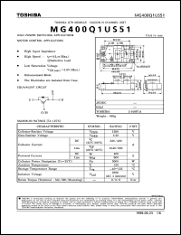 Click here to download MG400Q1US51 Datasheet