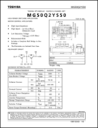Click here to download MG50Q2YS50 Datasheet
