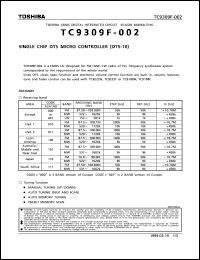 Click here to download TC9309F-002 Datasheet