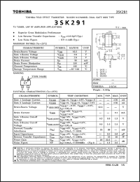 Click here to download 3SK291 Datasheet