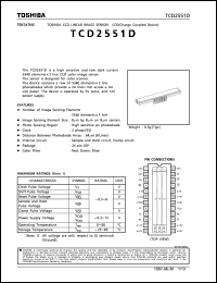 Click here to download TCD2551 Datasheet