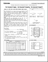 Click here to download TC74VHCT74 Datasheet