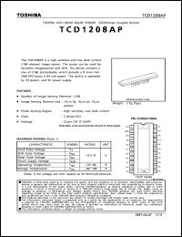 Click here to download TCD1208AP Datasheet