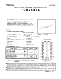 Click here to download TCD2503 Datasheet