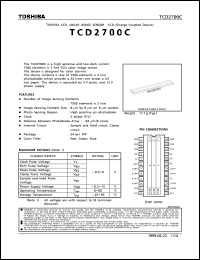 Click here to download TCD2700C Datasheet