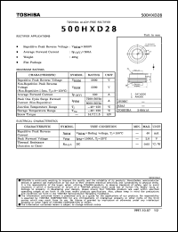 Click here to download 500HXD28 Datasheet