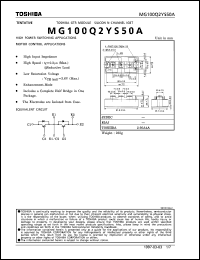 Click here to download MG100Q2YS50A Datasheet