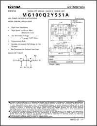 Click here to download MG100Q2YS51A Datasheet