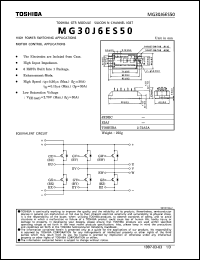 Click here to download MG30J6ES50 Datasheet