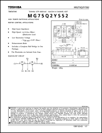 Click here to download MG75Q2YS52 Datasheet