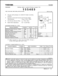 Click here to download 1SS403 Datasheet