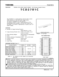 Click here to download TCD2701 Datasheet