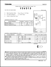 Click here to download 1SV313 Datasheet