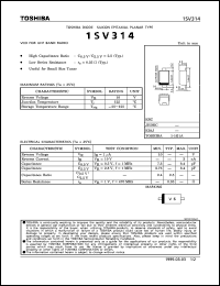 Click here to download 1SV314 Datasheet