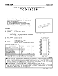 Click here to download TCD1305 Datasheet