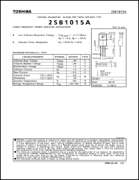 Click here to download 2SB1015A Datasheet