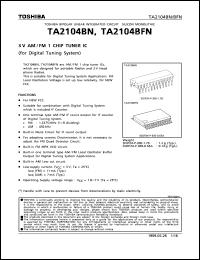 Click here to download TA2104BFN Datasheet