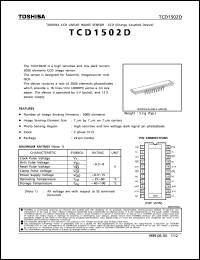 Click here to download TCD1502 Datasheet