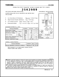 Click here to download 2SK2989 Datasheet