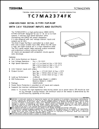 Click here to download TC7MA2374FK Datasheet