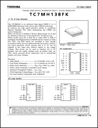 Click here to download TC7MH138FK Datasheet