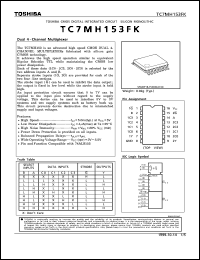 Click here to download TC7MH153FK Datasheet