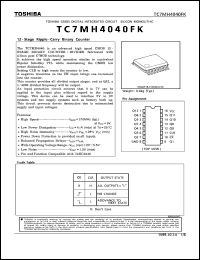 Click here to download TC7MH4040FK Datasheet