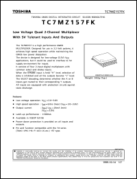 Click here to download TC7MZ157FK Datasheet