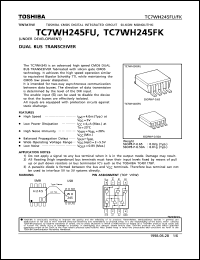 Click here to download TC7WH245FK Datasheet
