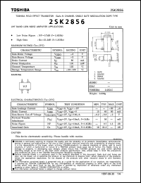 Click here to download 2SK2856 Datasheet