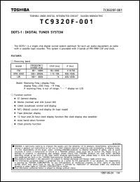 Click here to download TC9320F-001 Datasheet