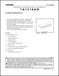 Click here to download TA1216AN Datasheet