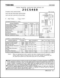 Click here to download 2SC5460 Datasheet