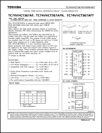 Click here to download TC74VHCT367AFN Datasheet