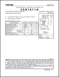 Click here to download 2SD1411A Datasheet