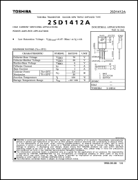 Click here to download 2SD1412 Datasheet