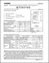 Click here to download GT25J102 Datasheet