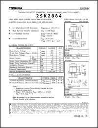 Click here to download 2SK2884 Datasheet