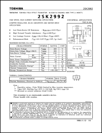 Click here to download 2SK2992 Datasheet