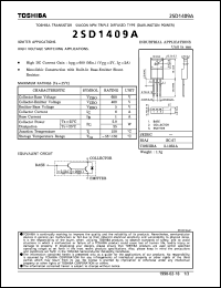 Click here to download 2SD1409A Datasheet