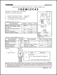 Click here to download 10GWJ2C42 Datasheet