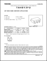 Click here to download TA4013FU Datasheet