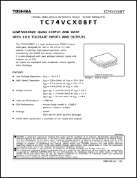 Click here to download TC74VCX08 Datasheet