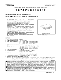 Click here to download TC74VCX2541FT Datasheet