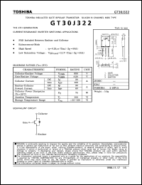 Click here to download GT30J322 Datasheet