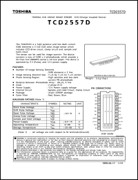 Click here to download TCD2557D Datasheet