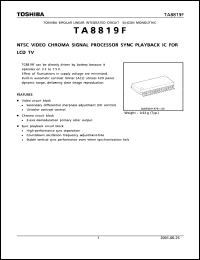 Click here to download TA8819F Datasheet