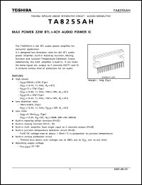 Click here to download TA8255 Datasheet