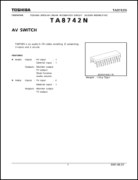 Click here to download TA8742N Datasheet